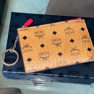 MCM Key Pouch in Visetos